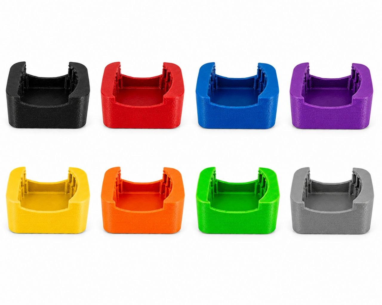 M12 Battery Base Color Options - Black, Red, Blue, Purple, Yellow, Orange, Green, Gray