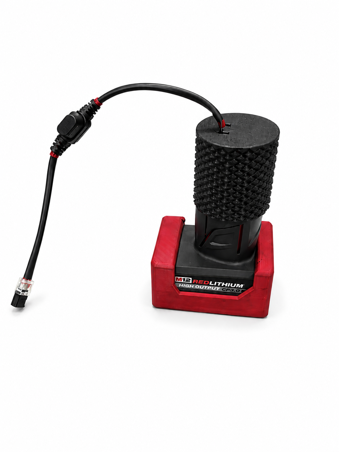 Kaizen Forge M12 Power Adapter – Portable 12V Component Tester & Memory Saver. Milwaukee M12 Compatible