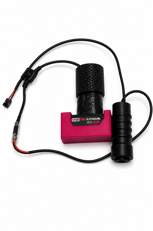 Kaizen Forge M12 Power Adapter – Portable 12V Component Tester & Memory Saver. Milwaukee M12 Compatible